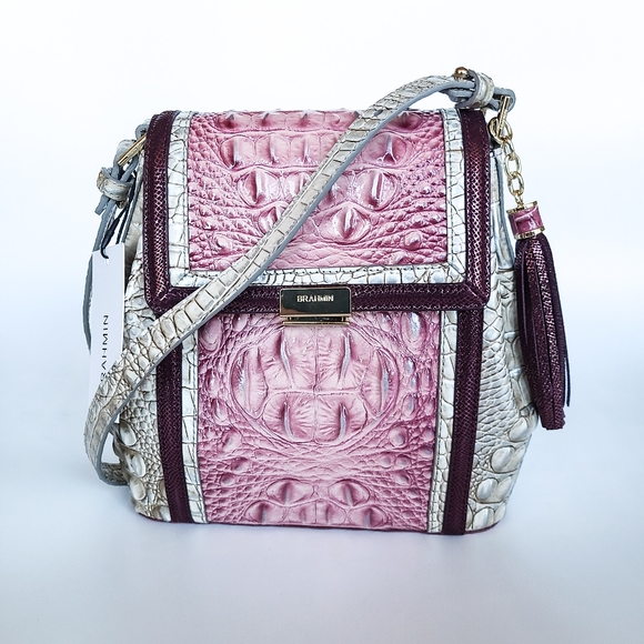 Brahmin Handbags - New Brahmin Margo Tea Rose Monte Carlo Bag